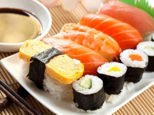 Ẩm thực sushi đặc trưng của Nhật Bản