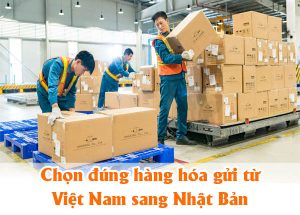 Chọn đúng hàng hóa gửi từ Việt Nam sang Nhật Bản bằng đường bưu điện